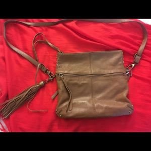 Lucky Brand tan crossbody bag